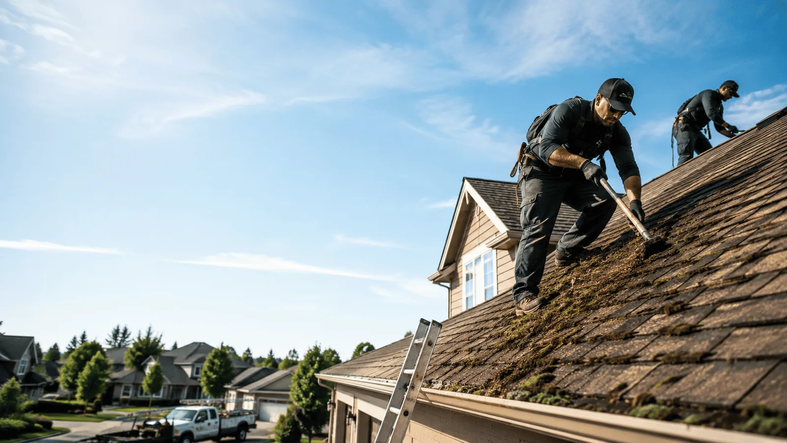 Roof Moss Removal in Oldenburg, IN near me